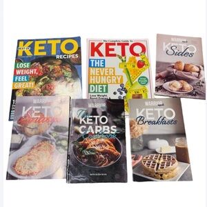 Keto recipe books / magazines Bundle of 6 - 4 Warrior Made and 2 Keto magazines